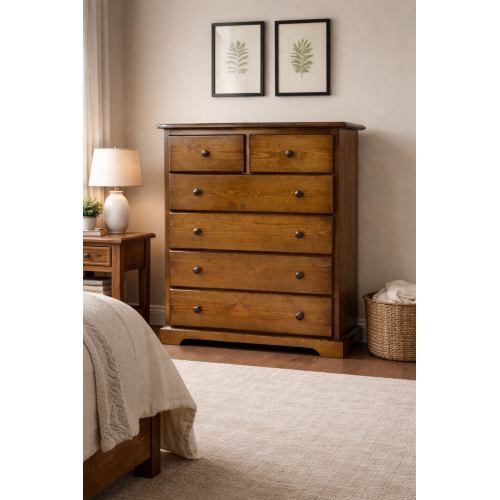 HADRIAN SOLID PINE 2+4 CHEST OF DRAWERS HADRIAN SOLID PINE 2+4 CHEST OF DRAWERS