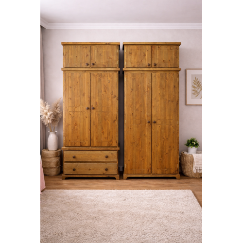 HADRIAN GENTS & LADIES WARDROBE WITH TOPBOXES SET HADRIAN GENTS & LADIES WARDROBE WITH TOPBOXES SET
