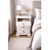 HADRIAN SOLID PINE 3 PIECE BEDROOM SET IN WHITE