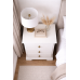 HADRIAN SOLID PINE 3 PIECE BEDROOM SET IN WHITE