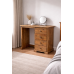 HADRIAN SOLID PINE 4 DRAWER DRESSING TABLE IN KENILWORTH OAK POLISHED