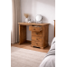 HADRIAN SOLID PINE 4 DRAWER DRESSING TABLE IN KENILWORTH OAK POLISHED