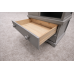 HADRIAN SOLID PINE 1 DOOR 4 DRAWER WARDROBE WITH OPEN SHELVES