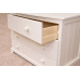 HADRIAN CURVED 5 DRAWER CHEST SOLID PINE IN IVORY HADRIAN CURVED 5 DRAWER CHEST SOLID PINE IN IVORY