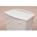 HADRIAN CURVED 5 DRAWER CHEST SOLID PINE IN IVORY HADRIAN CURVED 5 DRAWER CHEST SOLID PINE IN IVORY