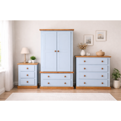 GALLUS 3 PIECE BEDROOM SET SKY BLUE