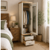 GALLUS 1 DOOR MIRRORED WARDROBE