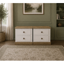 GALLUS 2 DRAWER BEDSIDE CABINETS SET