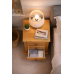 NUMERIAN SOLID PINE 3 DRAWER BEDSIDE