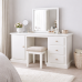 NUMERIAN SOLID PINE 3 DRAWER + 1 DOOR DRESSING TABLE