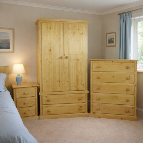NUMERIAN SOLID PINE 3 PIECE BEDROOM SET NUMERIAN SOLID PINE 3 PIECE BEDROOM SET