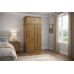 NUMERIAN PINE LADIES SHELVED WARDROBE WITH TOPBOX