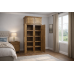NUMERIAN PINE LADIES SHELVED WARDROBE WITH TOPBOX