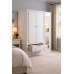 NUMERIAN PINE TRIPLE FULL MIRRORED WARDROBE