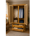 VALERIAN SOLID PINE 2 DRAWER DOUBLE MIRRORED WARDROBE