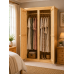 VALERIAN SOLID PINE 2 DOOR FULL HANGING WARDROBE
