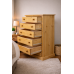 NUMERIAN SOLID PINE 5 DRAWER CHEST
