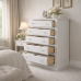 NUMERIAN SOLID PINE 5 DRAWER CHEST