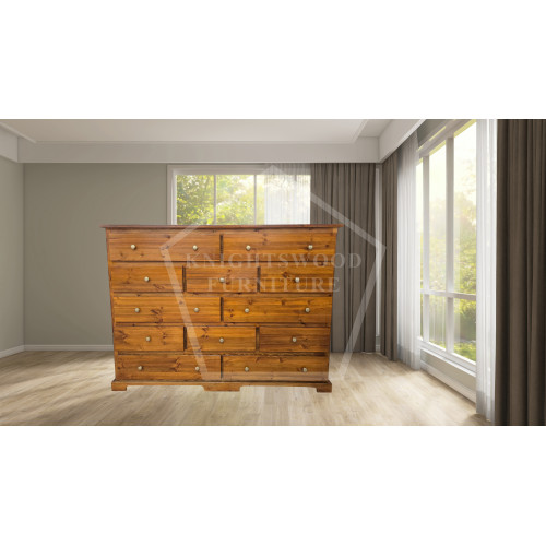 HADRIAN 12 DRAWER MIX CHEST OF DRAWERS