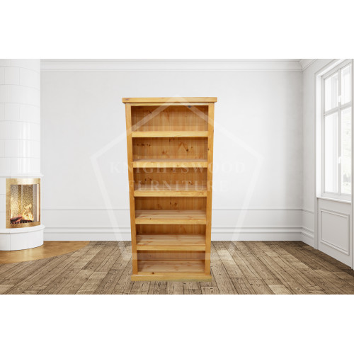 NUMERIAN SOLID PINE 5 SHELVED BOOKCASE NUMERIAN SOLID PINE 5 SHELVED BOOKCASE