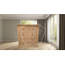 AUGUSTUS SOLID PINE TRIPLE 3 PIECE BEDROOM SET IN LIGHT ANTIQUE WAX