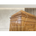 AUGUSTUS SOLID PINE TRIPLE MIRRORED 4 DRAWER WARDROBE IN LIGHT OAK POLISHED