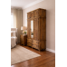 NERO SOLID PINE TRIPLE  3 PIECE BEDROOM SET IN LIGHT OAK WAX