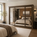 COMMODUS SUPER SLIDER 3 DOOR WARDROBE IN MEDIUM OAK WAX