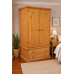 TITUS SOLID PINE 2 DRAWER WARDROBE