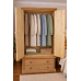 TITUS SOLID PINE 2 DRAWER WARDROBE