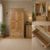 AUGUSTUS SOLID PINE 3 PIECE SLIM BEDROOM SET