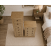 AUGUSTUS SOLID PINE SLIM DRAWER CHEST SET