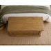 AUGUSTUS SOLID PINE OTTOMAN STORAGE BOX IN KENILWORTH POLISHED