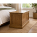 AUGUSTUS SOLID PINE OTTOMAN STORAGE BOX IN KENILWORTH POLISHED